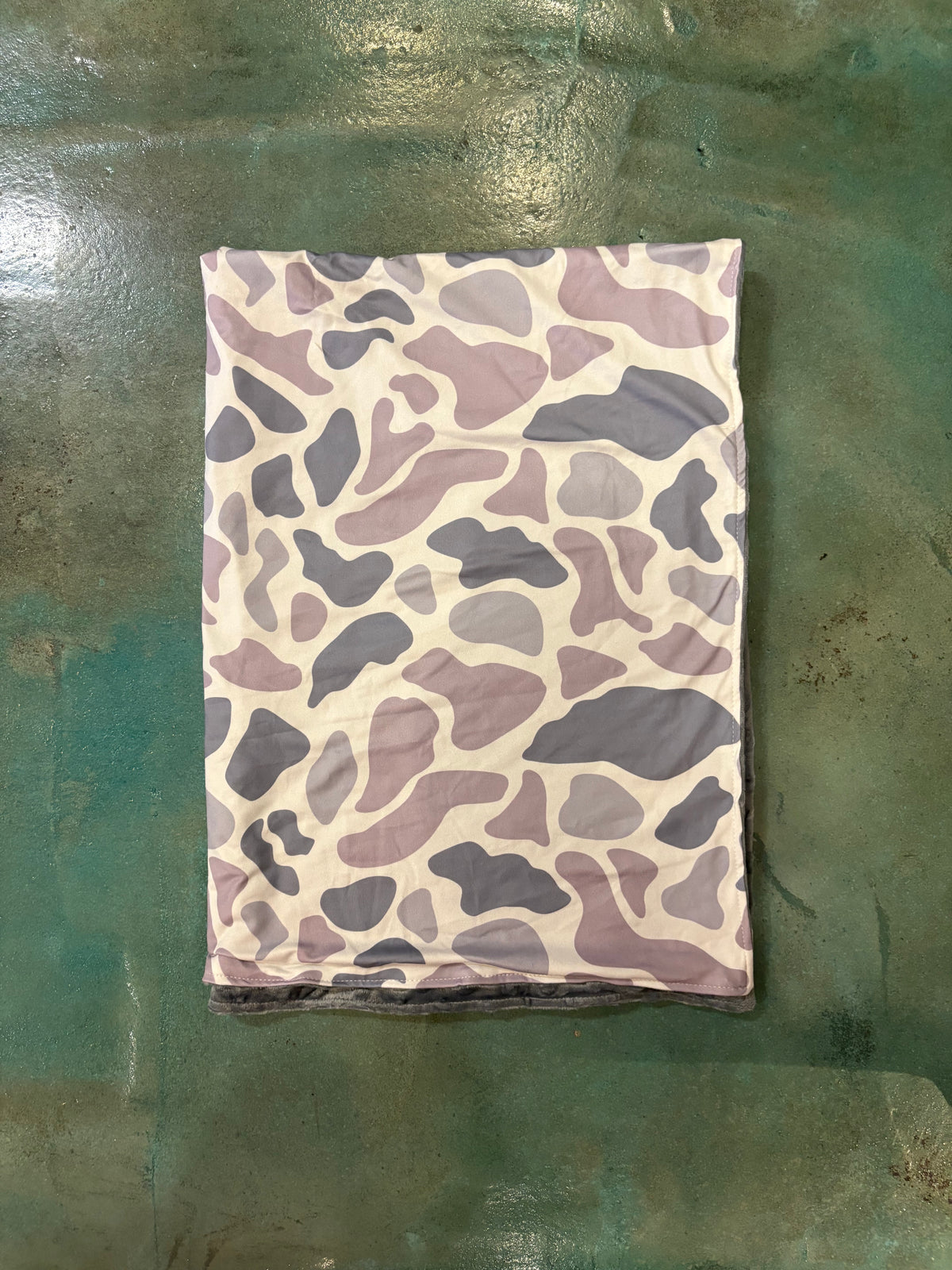 Wild Horse Boutique Grey Camo Baby Blanket