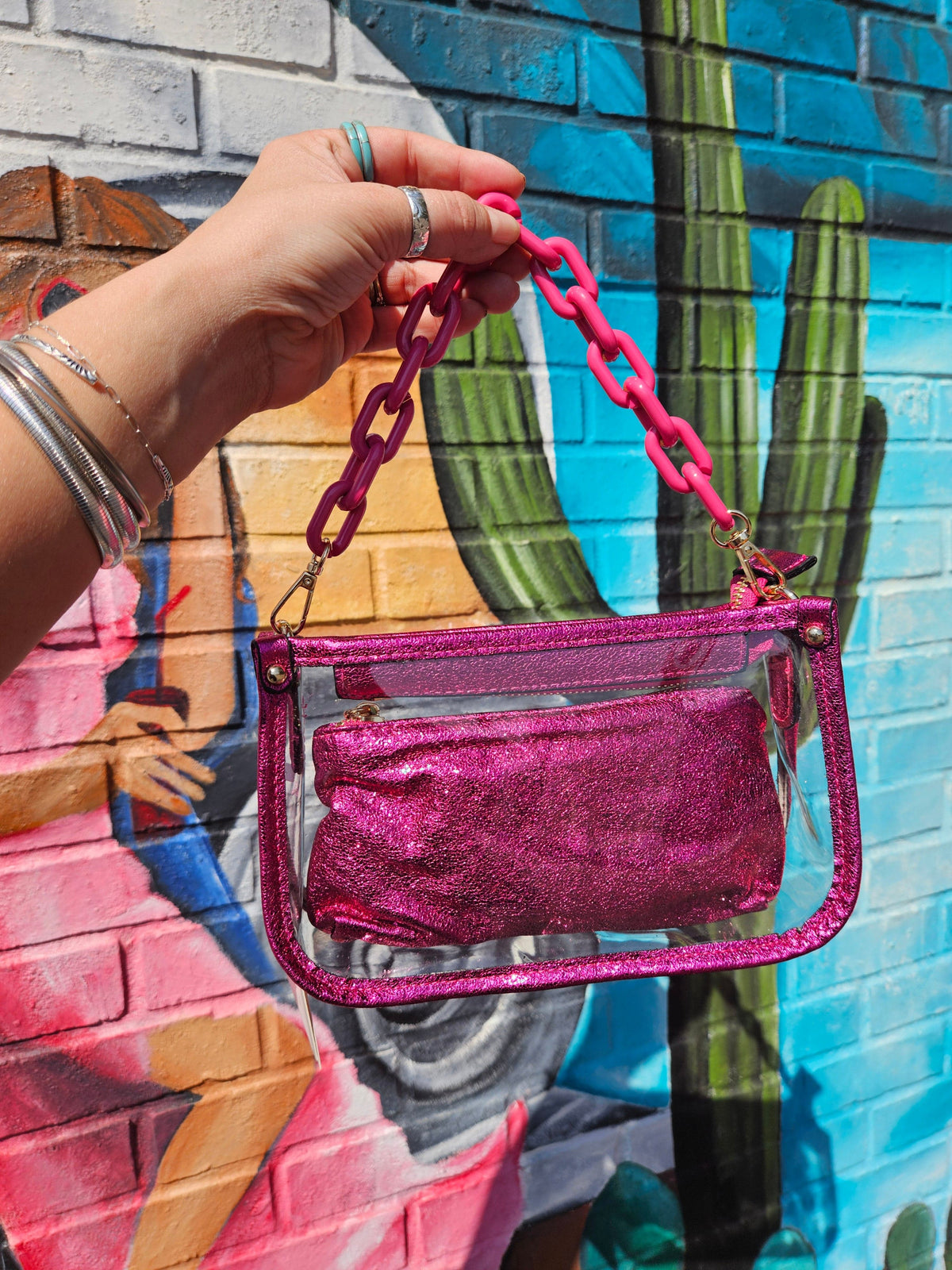 Wild Horse Boutique Handbag & Wallet Accessories The Jessica Clear Crossbody Purse