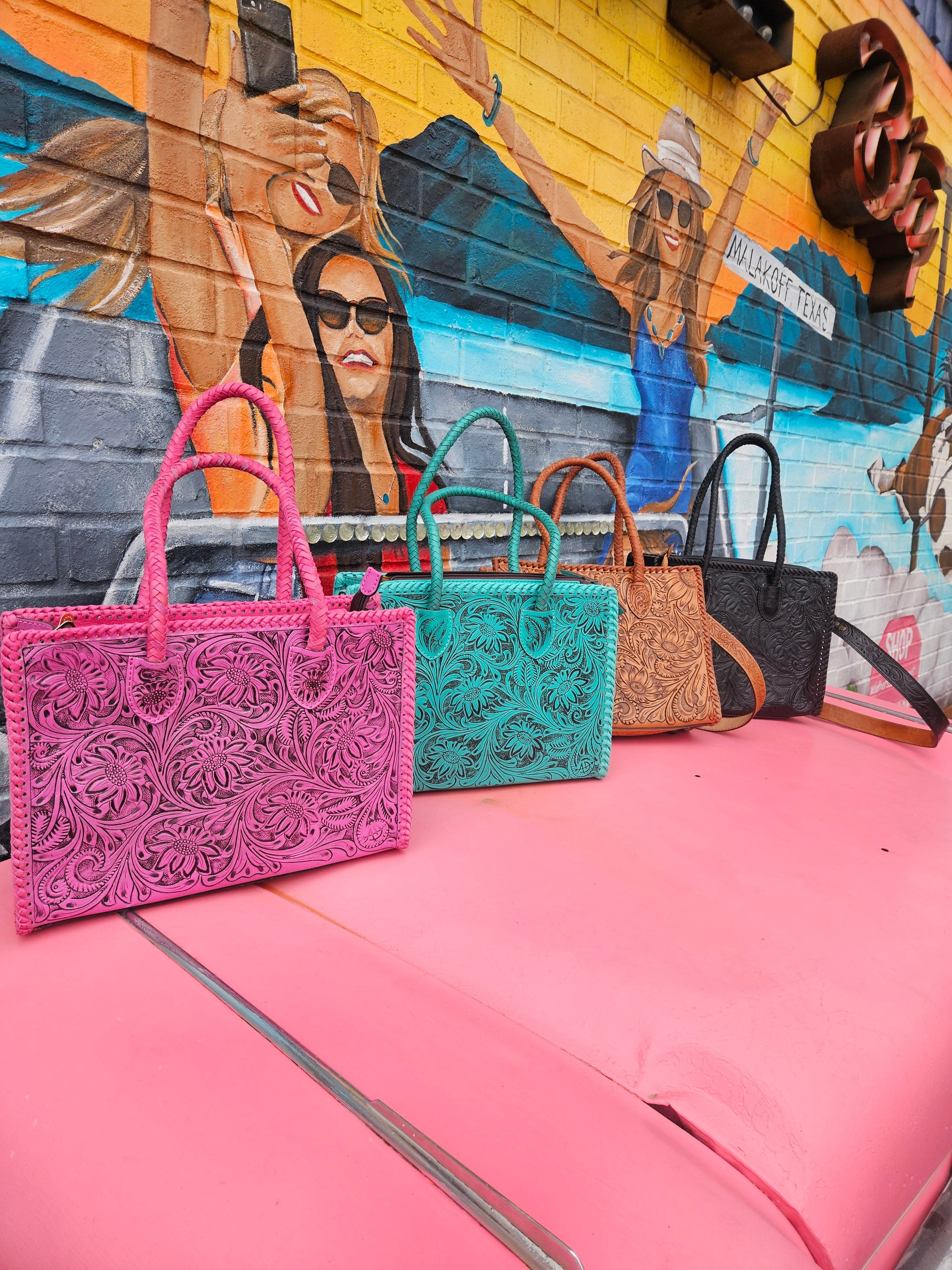 Hardy Tooled Leather Handbag – Wild Horse Boutique