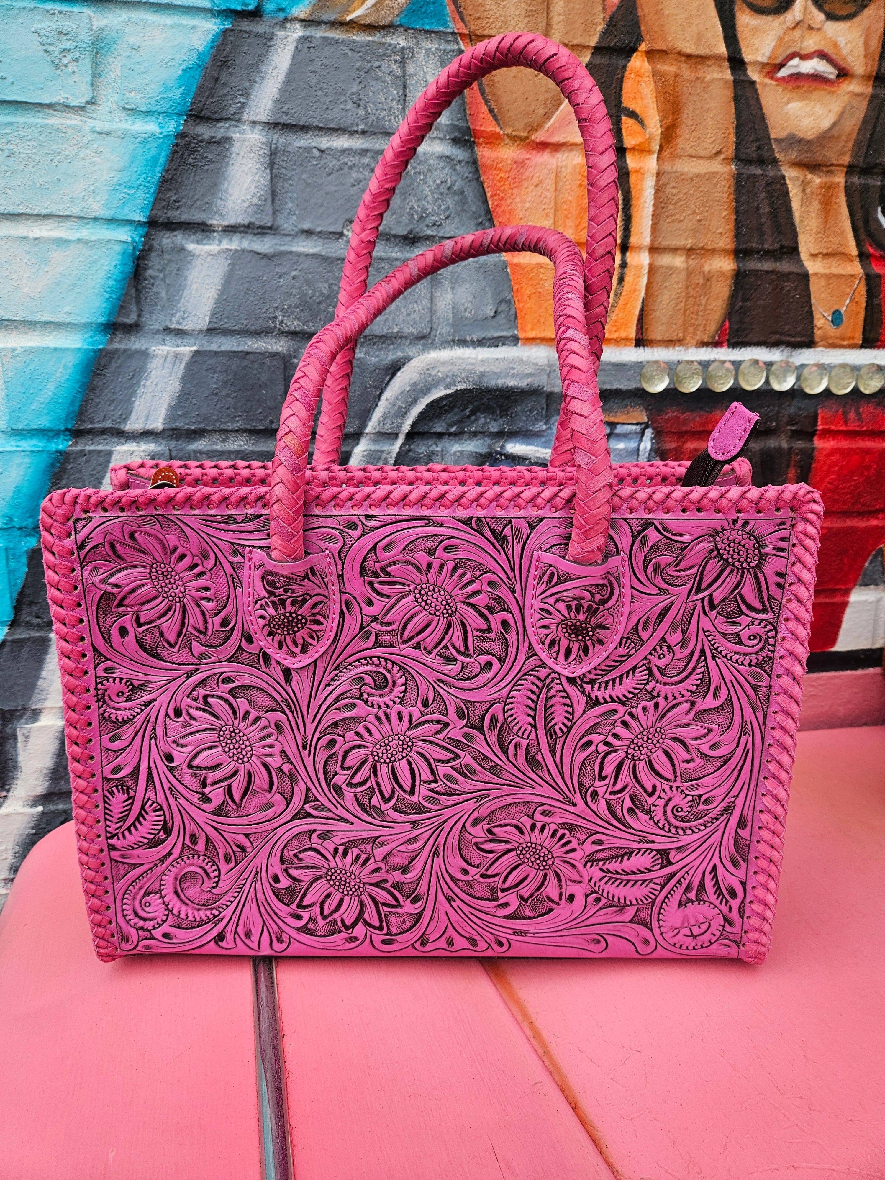 Hardy Tooled Leather Handbag – Wild Horse Boutique