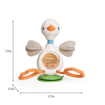 Wild Horse Boutique Itzy Twist & Bop- High Chair Sensory Toy Goose