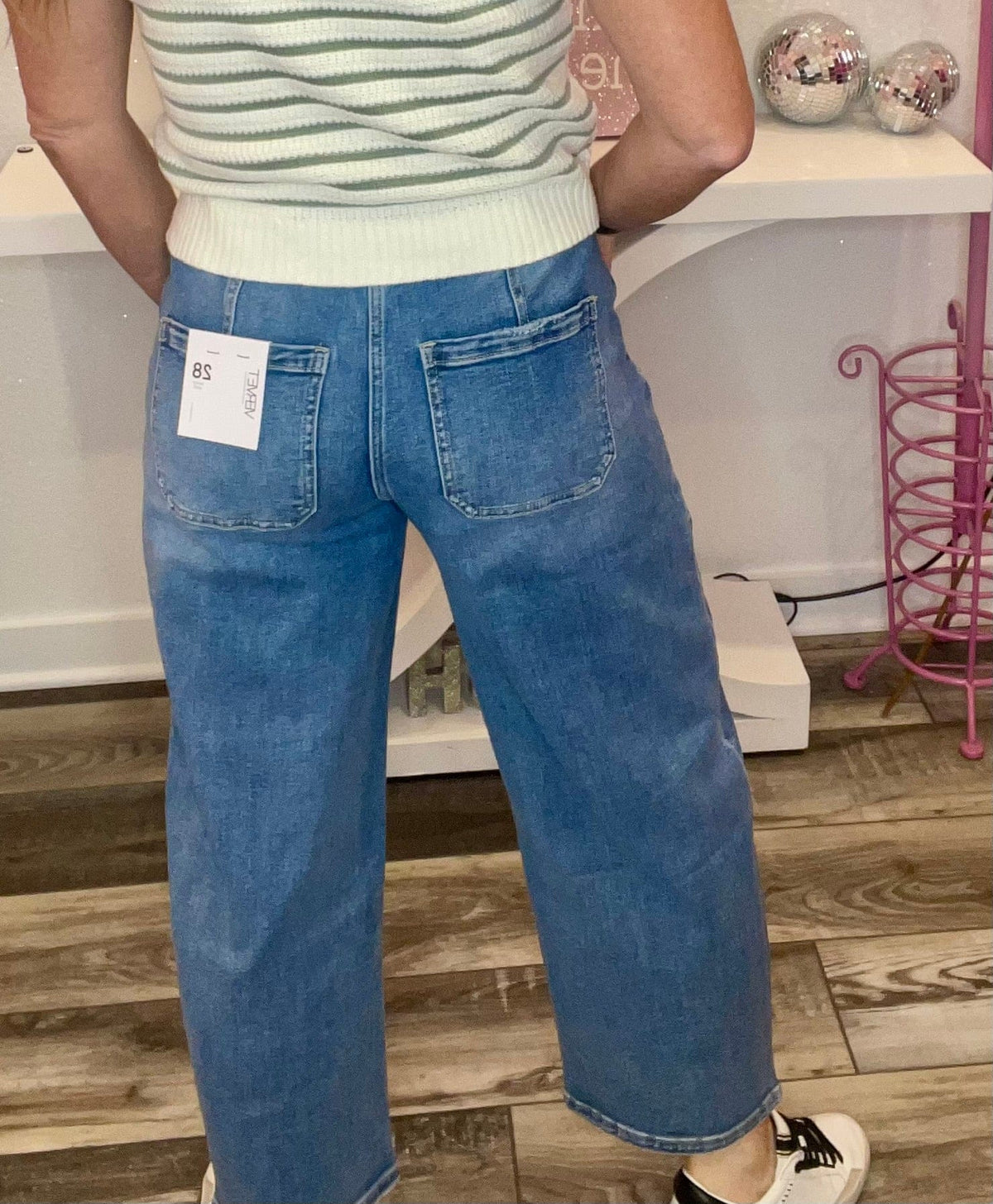 Wild Horse Boutique Jeans Cropped Jeans with front Pockets