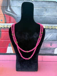 Wild Horse Boutique Jewelry Corral and leopard Beaded Necklaces