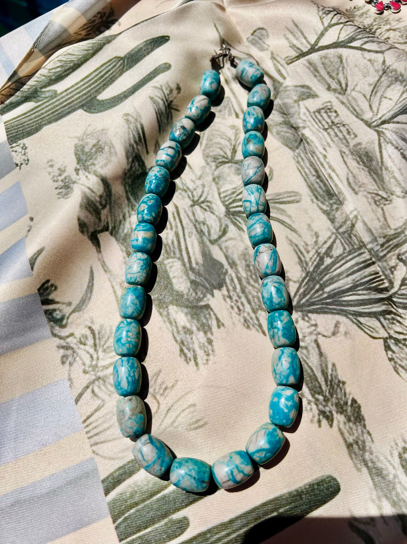 Wild Horse Boutique Jewelry Genuine Turquoise Marble Necklace