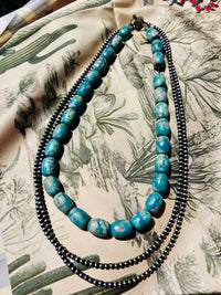 Wild Horse Boutique Jewelry Genuine Turquoise Marble Necklace