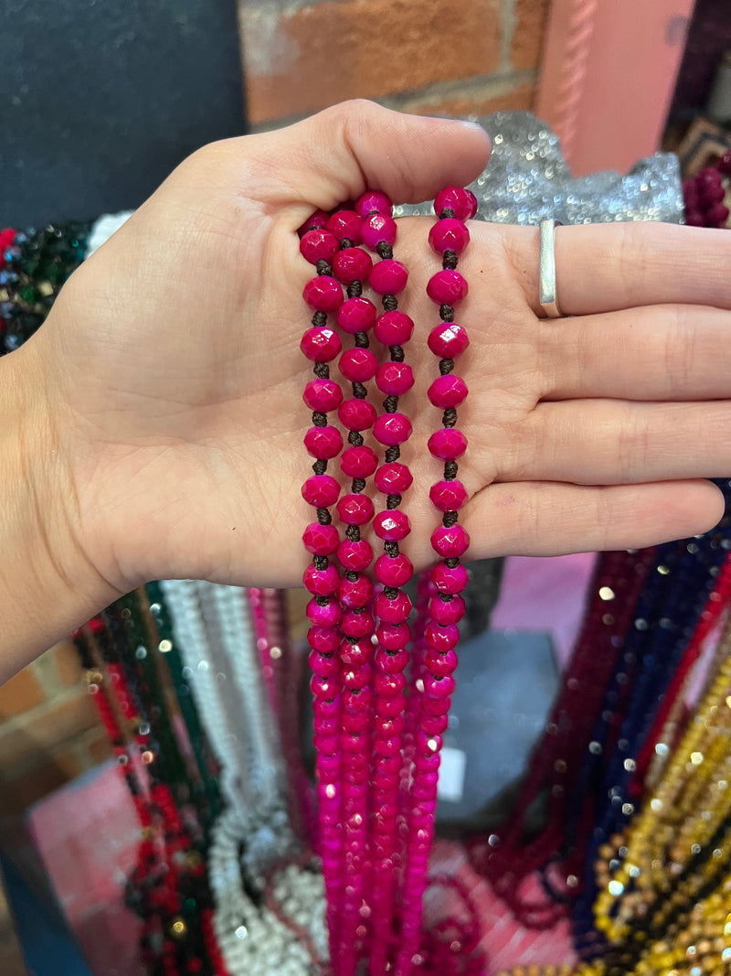 Wild Horse Boutique Jewelry Raspberry Beaded Necklaces