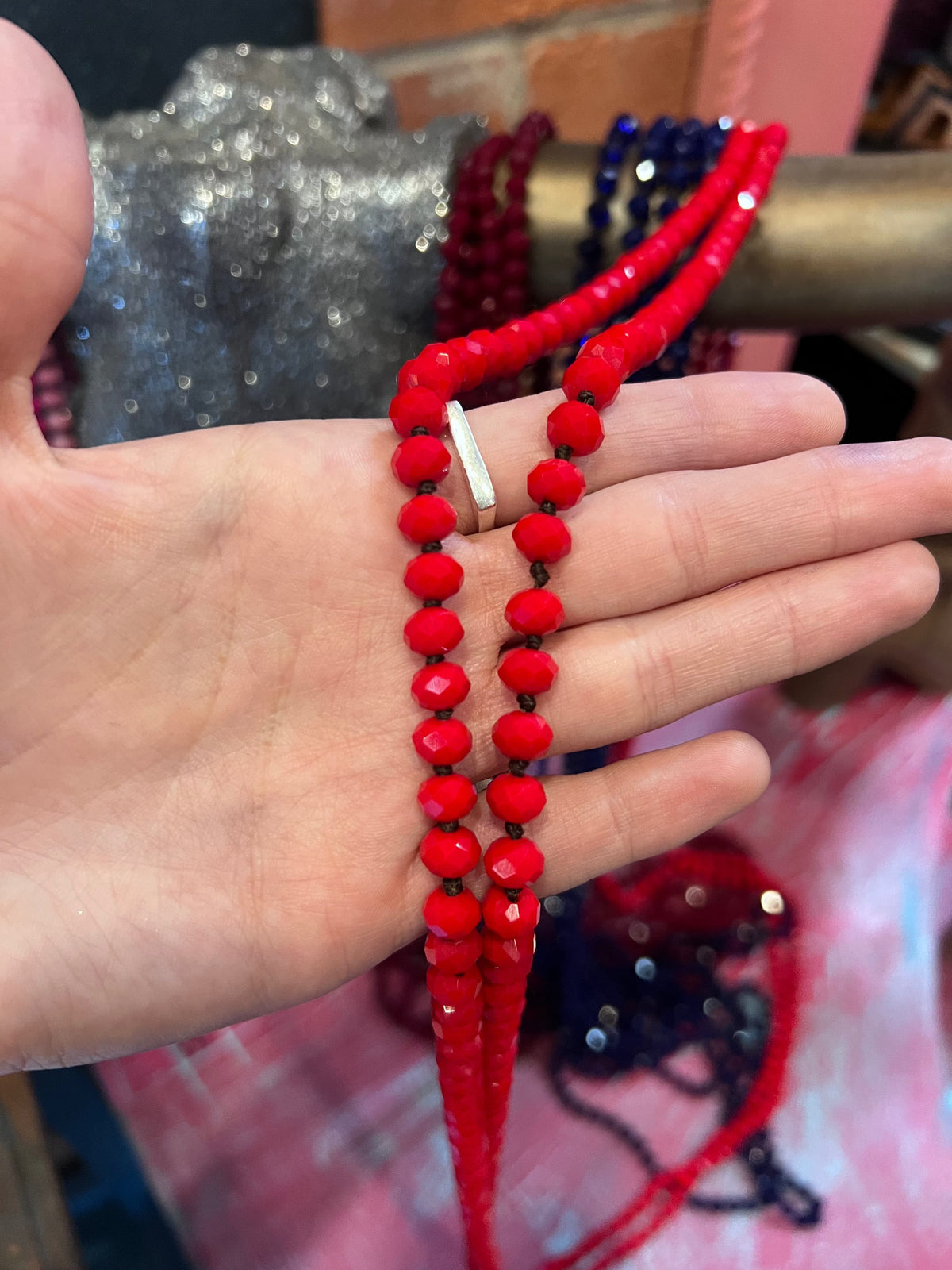 Wild Horse Boutique Jewelry RED Beaded Necklaces