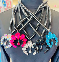 Wild Horse Boutique Jewelry Rhinestone Squash Necklace