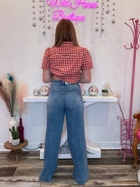 Wild Horse Boutique Judy Blue Wide Leg Liza Palazzo Jean