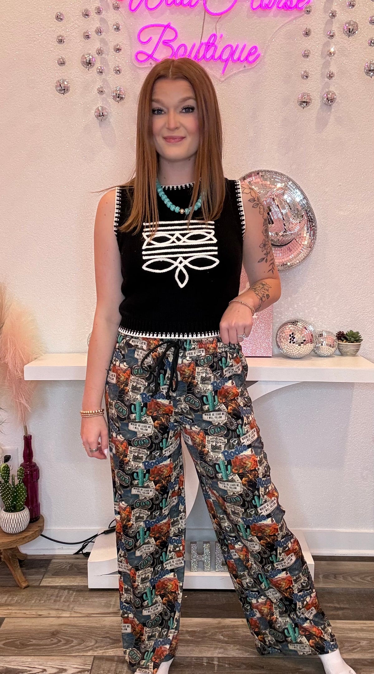 Wild Horse Boutique Navy Rodeo Pants