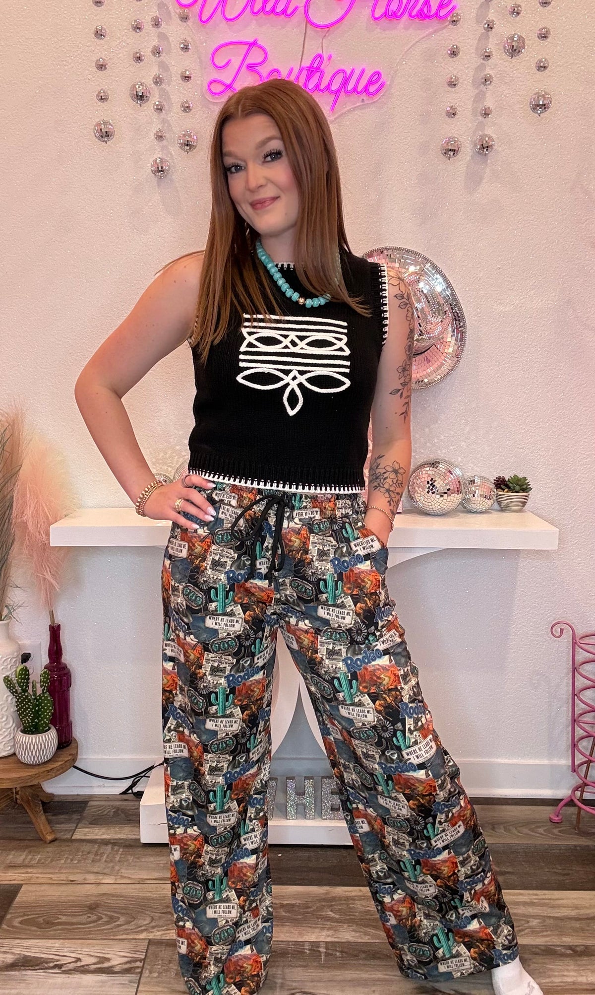 Wild Horse Boutique Navy Rodeo Pants