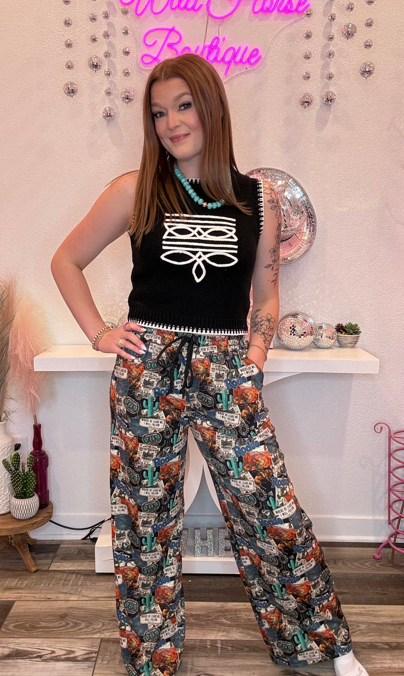 Wild Horse Boutique Navy Rodeo Pants