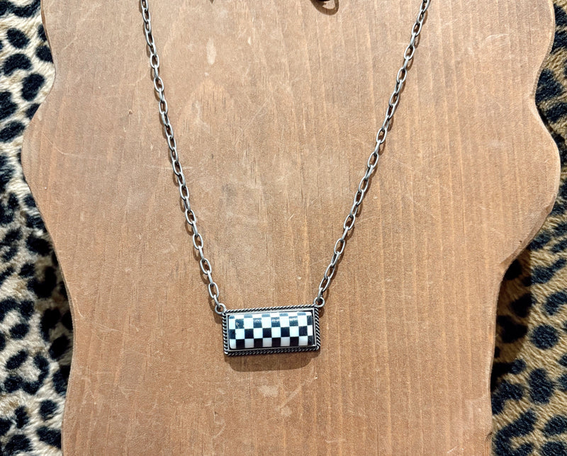 Wild Horse Boutique necklace The Checkered Necklace