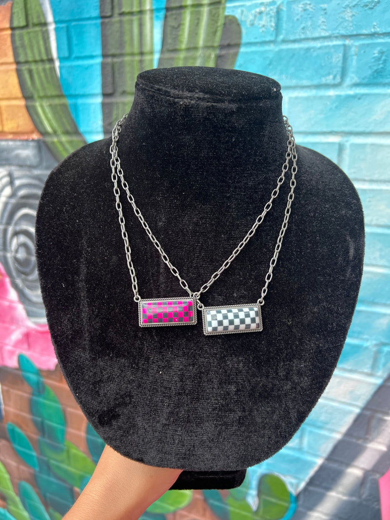 Wild Horse Boutique necklace The Checkered Necklace