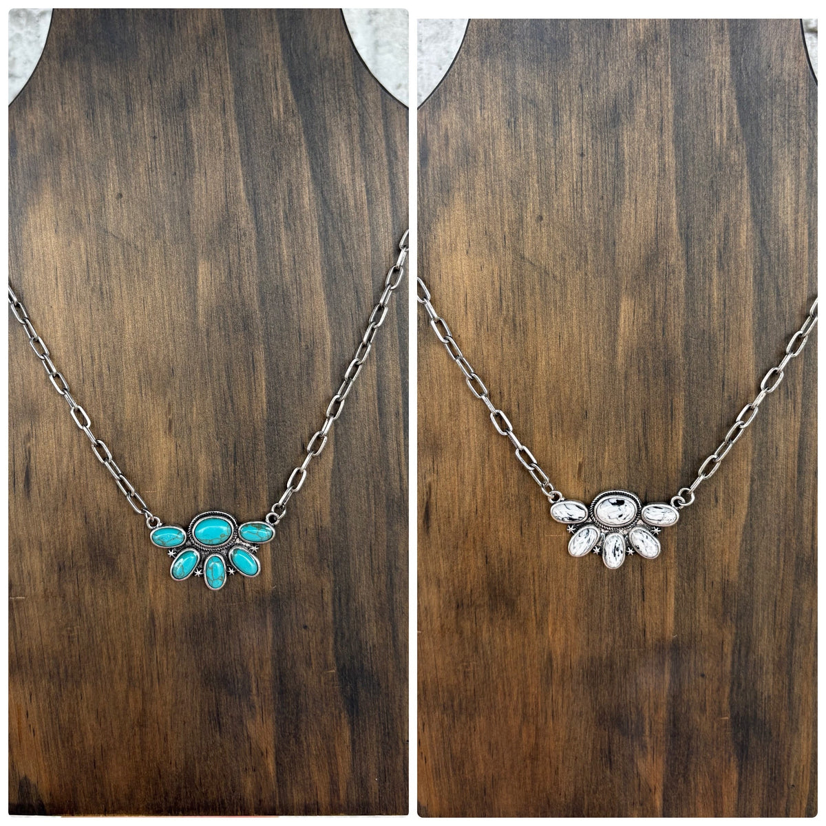 Wild Horse Boutique Necklaces Half Cluster Necklace
