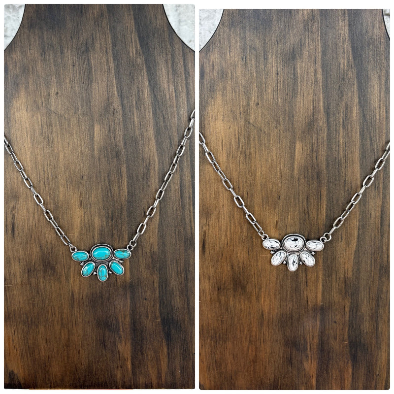 Wild Horse Boutique Necklaces Half Cluster Necklace