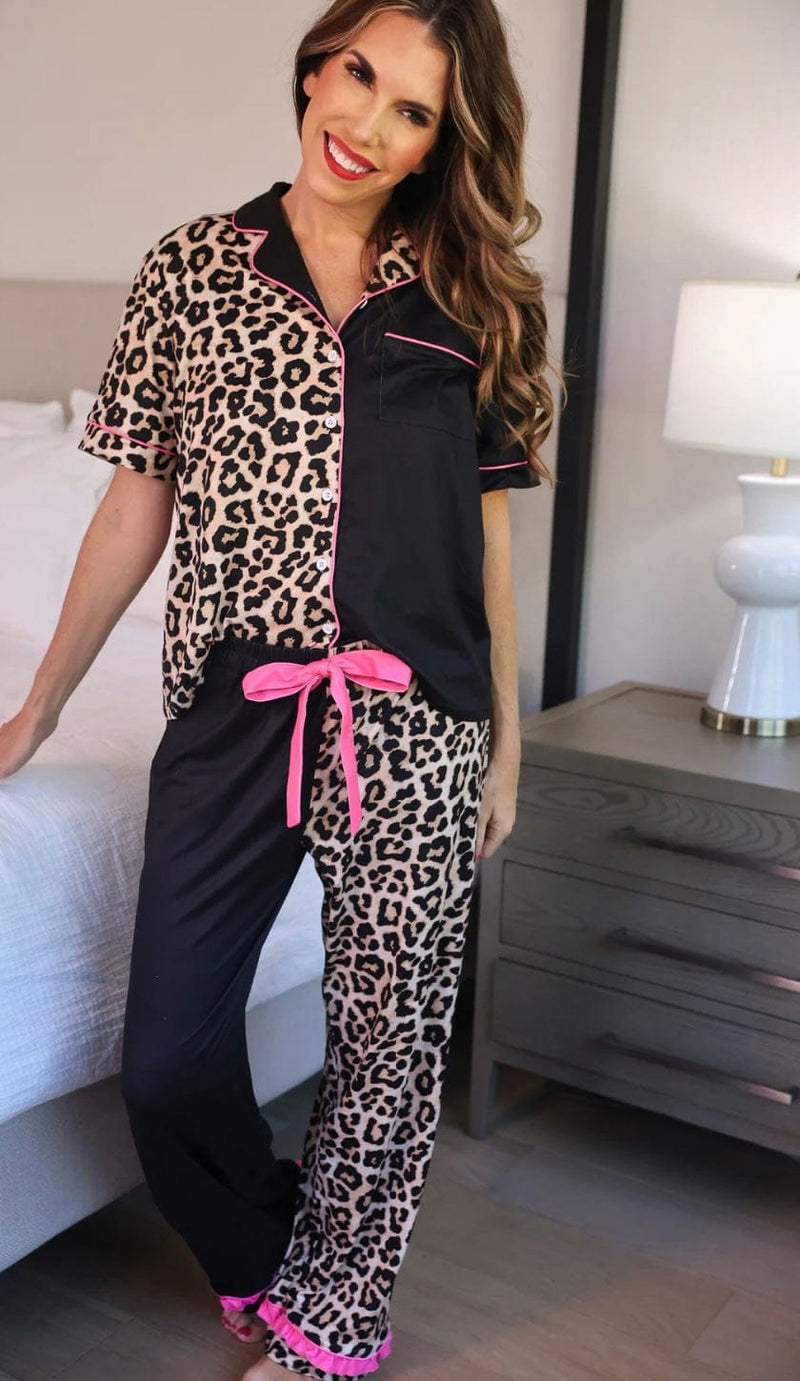 Wild Horse Boutique Pajamas Leopard Pajama Set