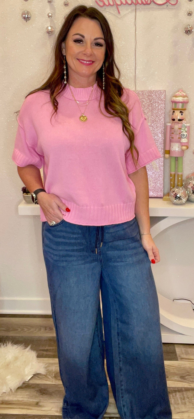 Wild Horse Boutique Pants Judy Blue Wide Leg Pants