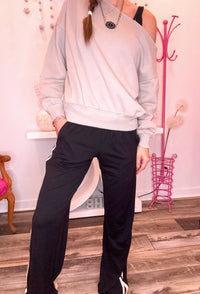 Wild Horse Boutique Pants Striped Track Pants