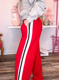 Wild Horse Boutique Pants Striped Track Pants