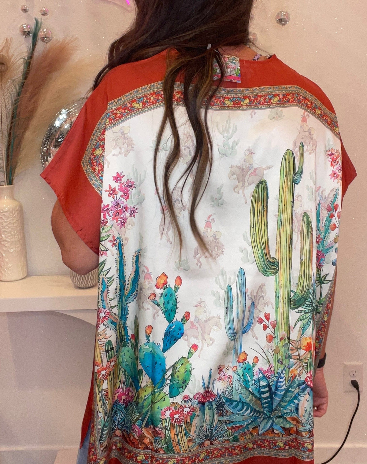 Wild Horse Boutique Plus size The Cactus Poncho