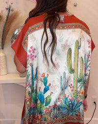 Wild Horse Boutique Plus size The Cactus Poncho