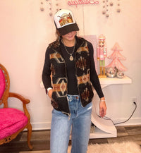 Wild Horse Boutique Puffer vest Aztec Vest