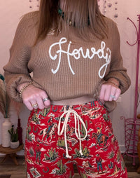 Wild Horse Boutique Red Cowboy Pants