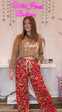 Wild Horse Boutique Red Cowboy Pants