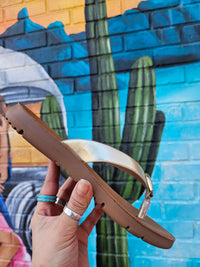 Wild Horse Boutique Sandal Metallic Gold Flip Flop