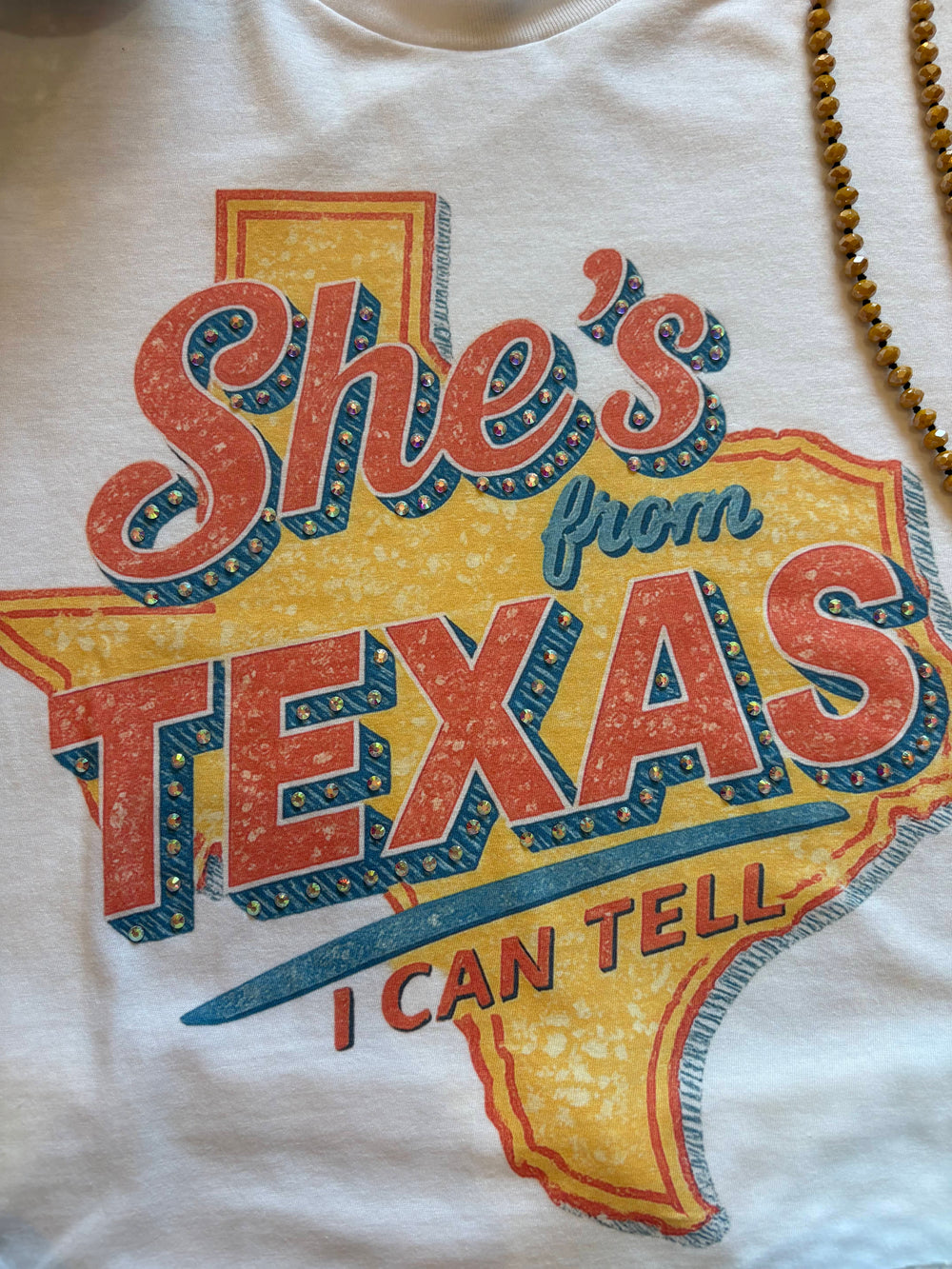 Wild Horse Boutique She’s From Texas Rhinestone Tee