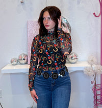 Wild Horse Boutique Shirts & Tops Sheer Yeehaw Longsleeve