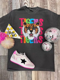 Wild Horse Boutique Shirts & Tops The Adult Neon Tigers Tee