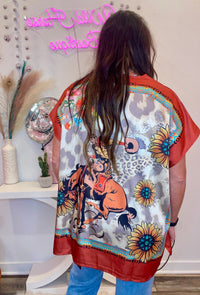 Wild Horse Boutique Shirts & Tops The Bronc Poncho