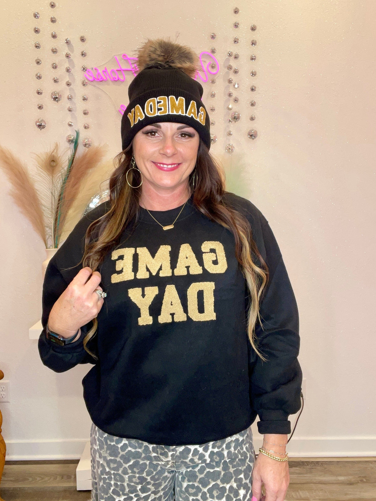 Wild Horse Boutique Shirts & Tops The Game Day Sweatshirt