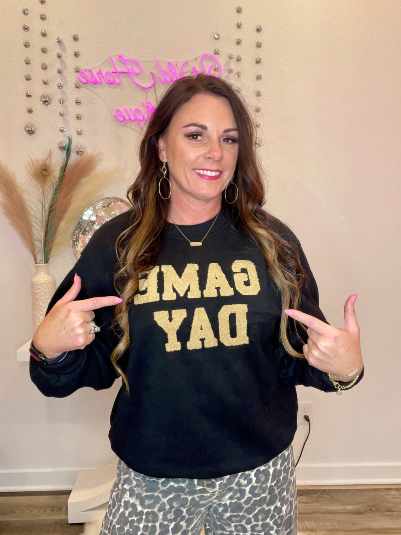 Wild Horse Boutique Shirts & Tops The Game Day Sweatshirt