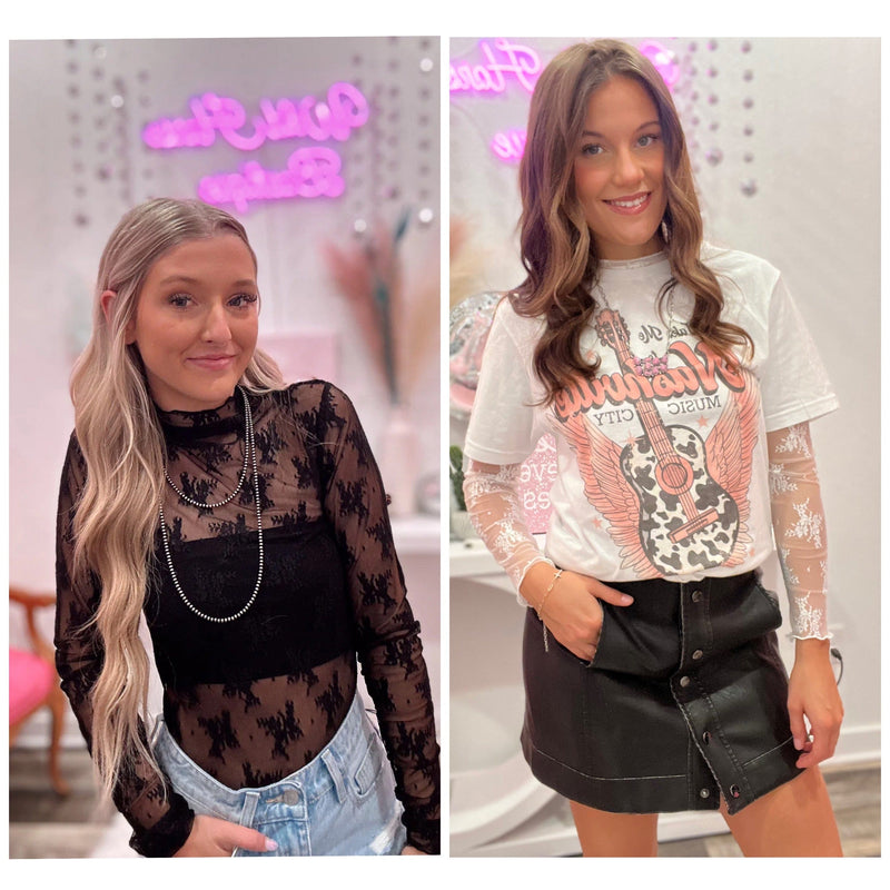 Wild Horse Boutique Shirts & Tops The Lottie Lace Top