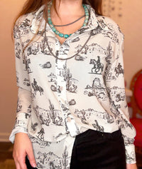 Wild Horse Boutique Shirts & Tops The Wyoming Blouse