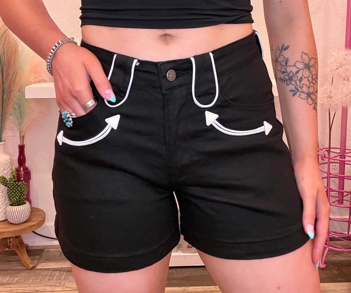 Wild Horse Boutique Shorts Black Shorts