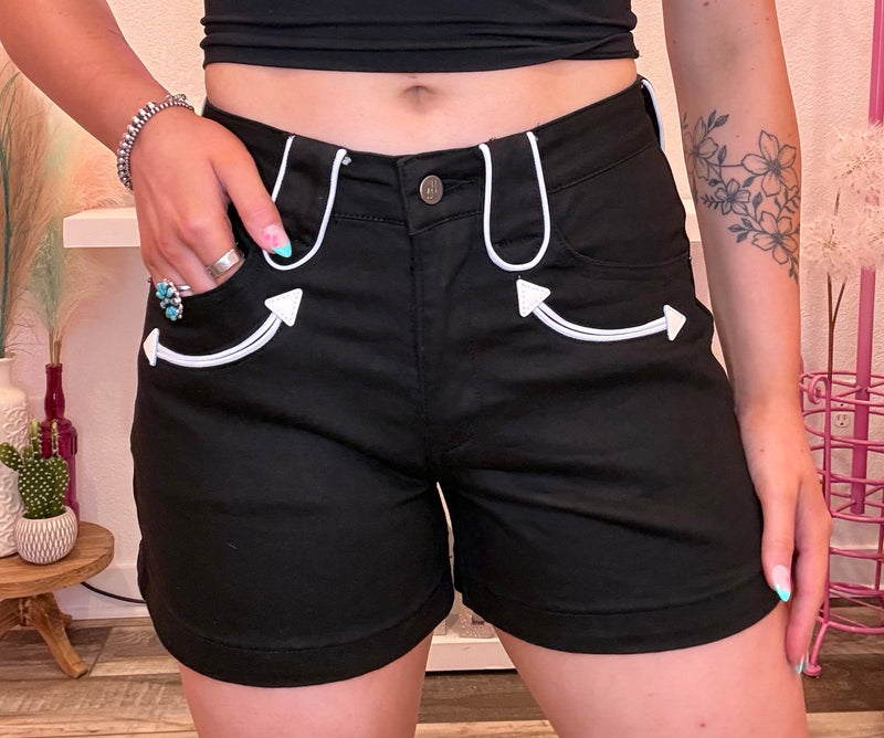 Wild Horse Boutique Shorts Black Shorts
