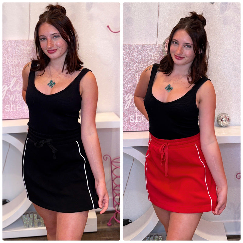 Wild Horse Boutique Skort Track Skort
