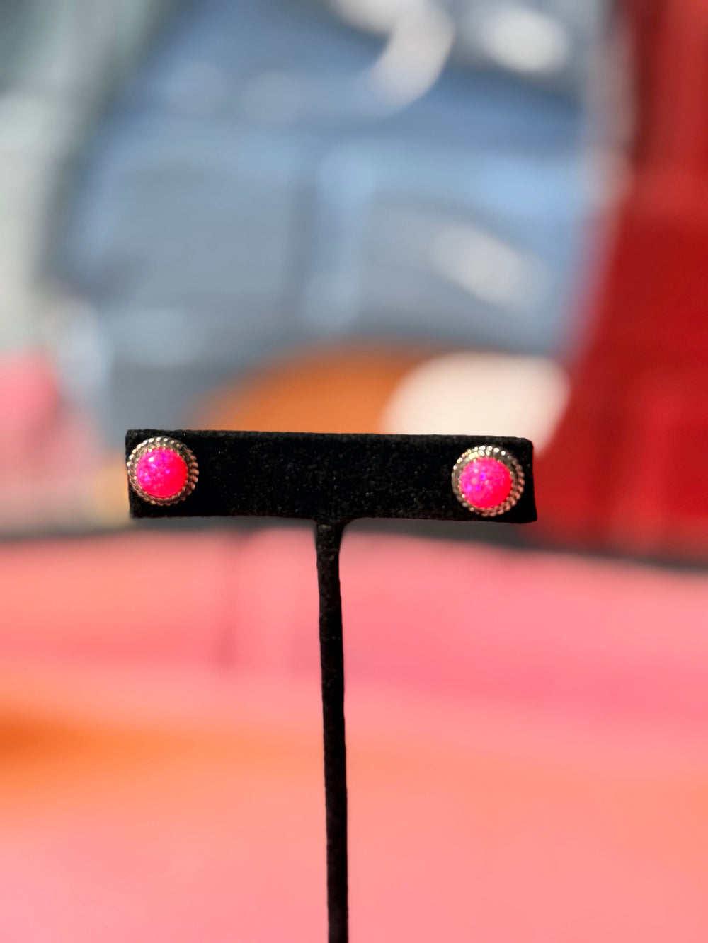 Wild Horse Boutique Sterling Light Pink or Hot Pink Earrings