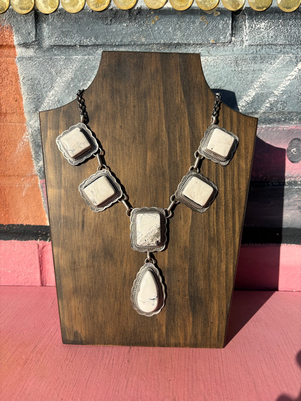 Wild Horse Boutique Sterling White Buffalo Necklace