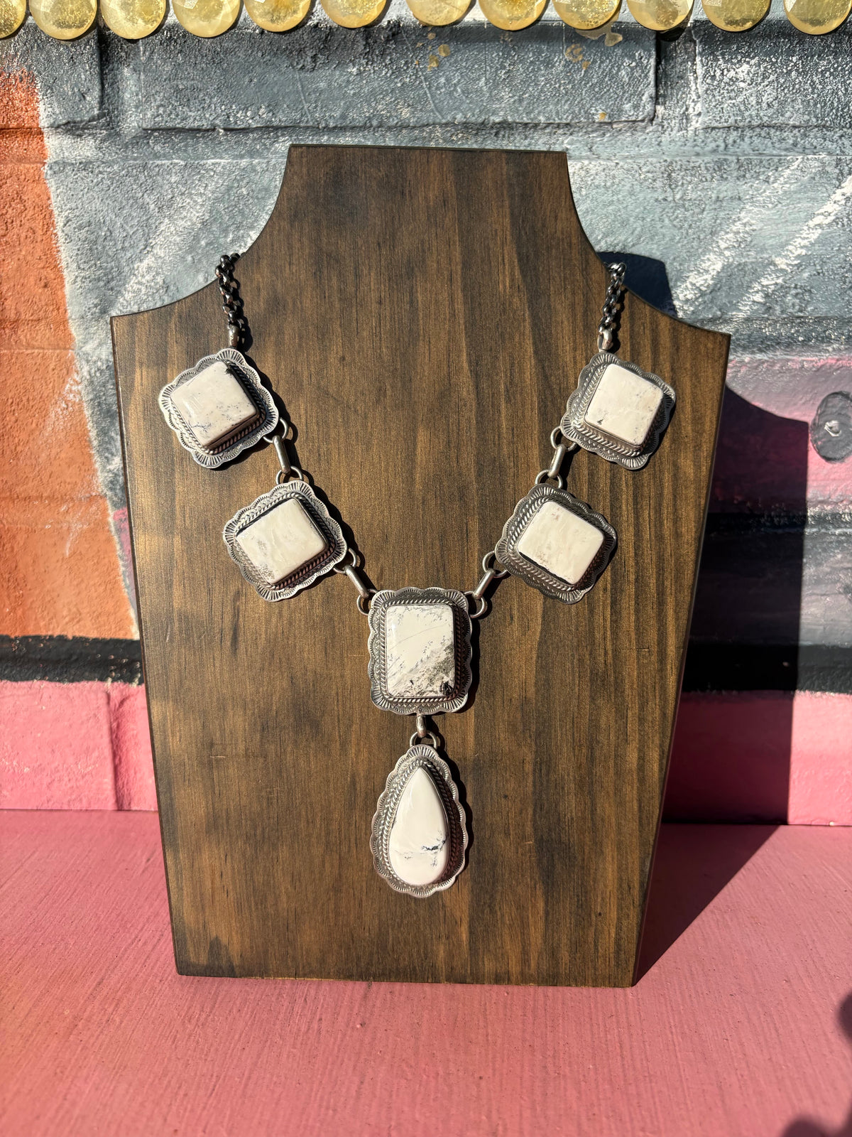 Wild Horse Boutique Sterling White Buffalo Necklace
