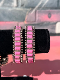 Wild Horse Boutique Stretch Bracelet with pink, turquoise, or white stones