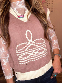Wild Horse Boutique Sweater Boot Stitched Sweater