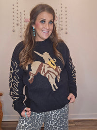 Wild Horse Boutique Sweater Rodeo Sweater