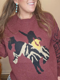 Wild Horse Boutique Sweater Rodeo Sweater