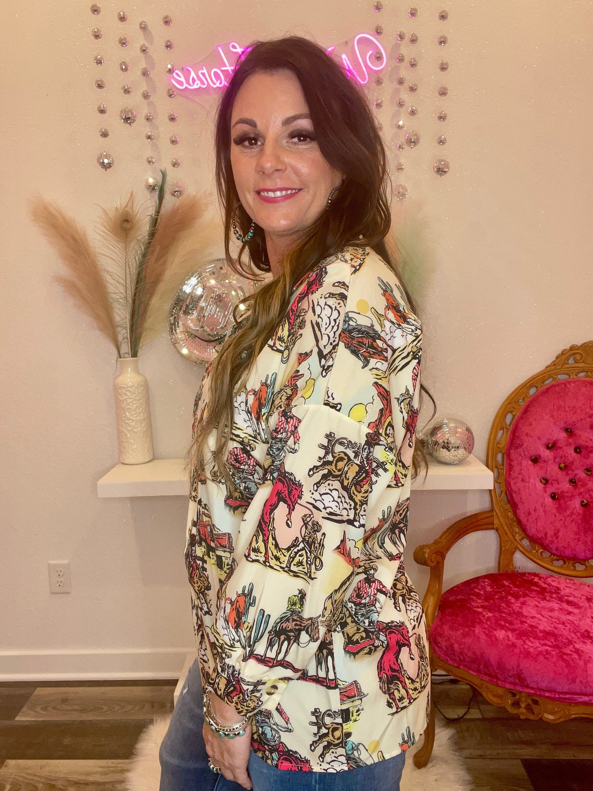 Wild Horse Boutique The Charlotte Button Down