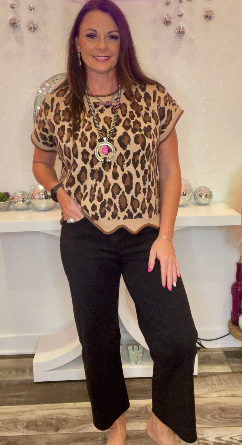 Wild Horse Boutique Vervet Black Cropped Jeans